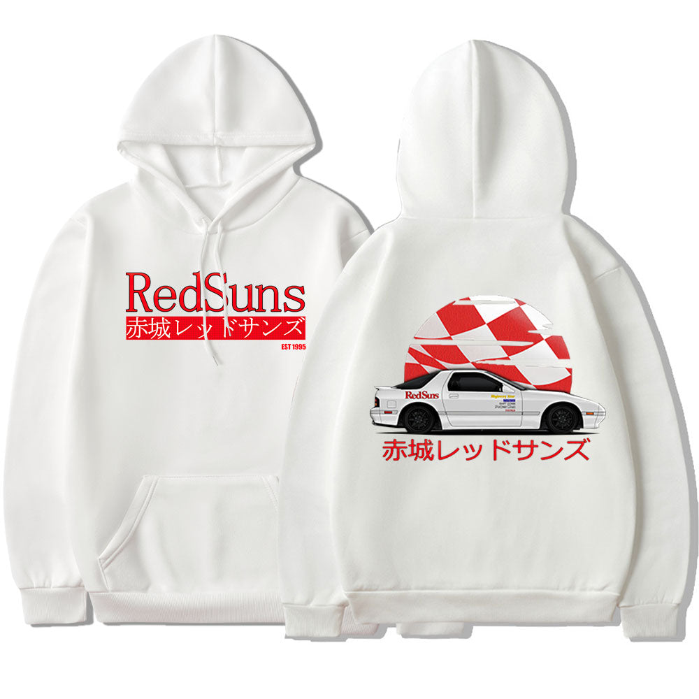 Drift Akagi Red Suns Hoodie