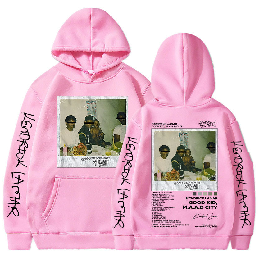 Rapper Kendrick Lamar Good Kid Hoodie