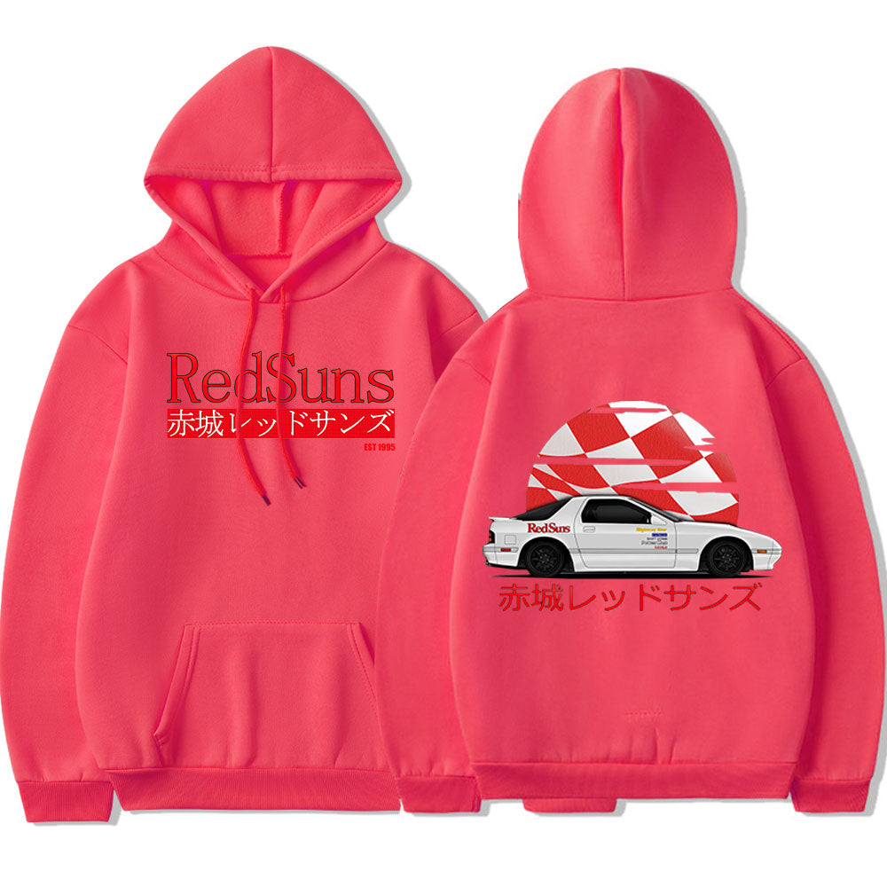 Drift Akagi Red Suns Hoodie