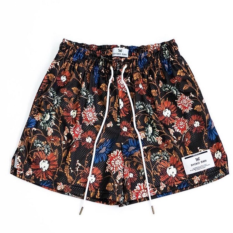 American Basketball Oil Painting Shorts