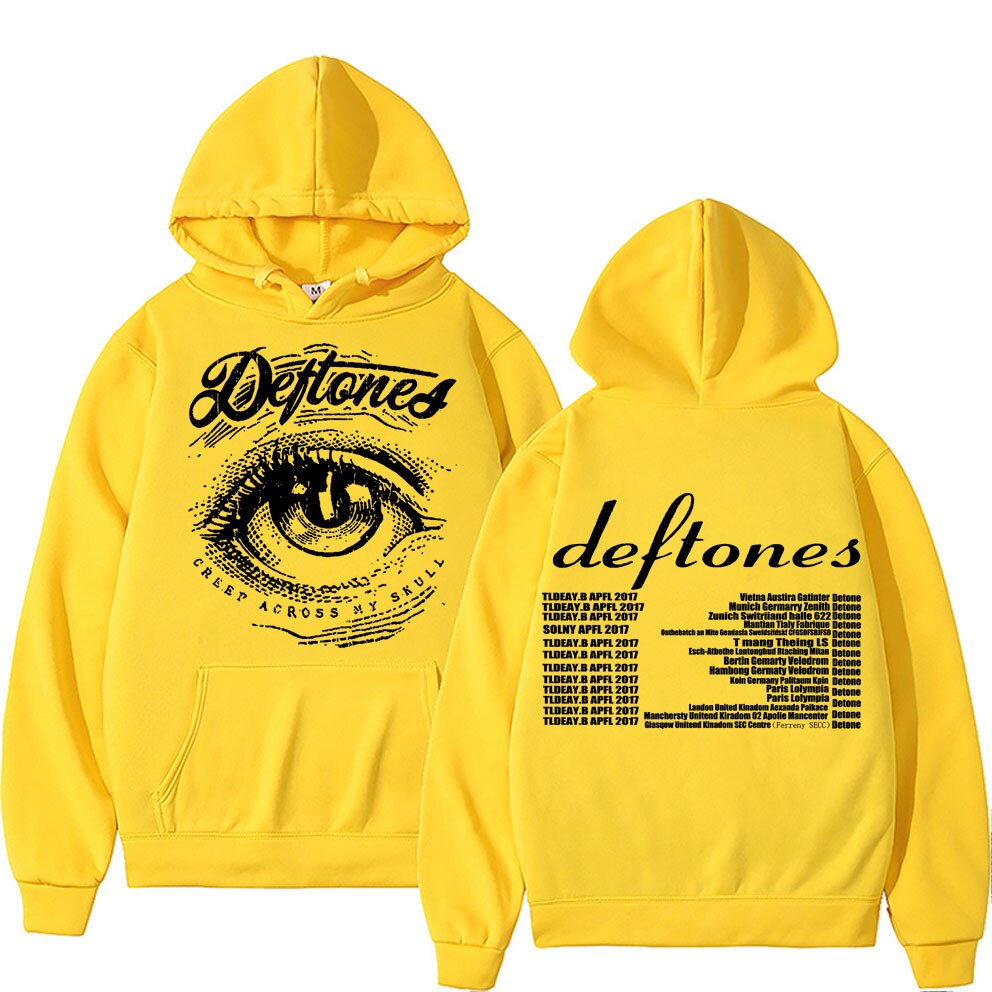 Rock Deftones Diamond Eyes Around The Fur Tour Graphic Hoodie