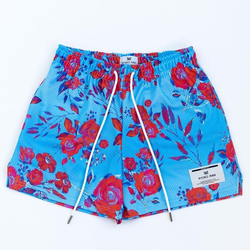 American Basketball Oil Painting Shorts