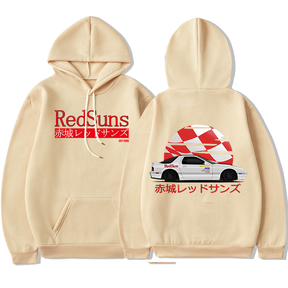 Drift Akagi Red Suns Hoodie