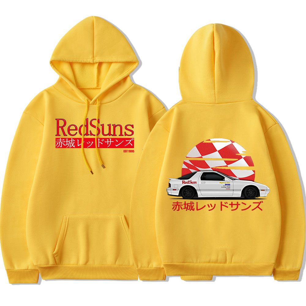 Drift Akagi Red Suns Hoodie