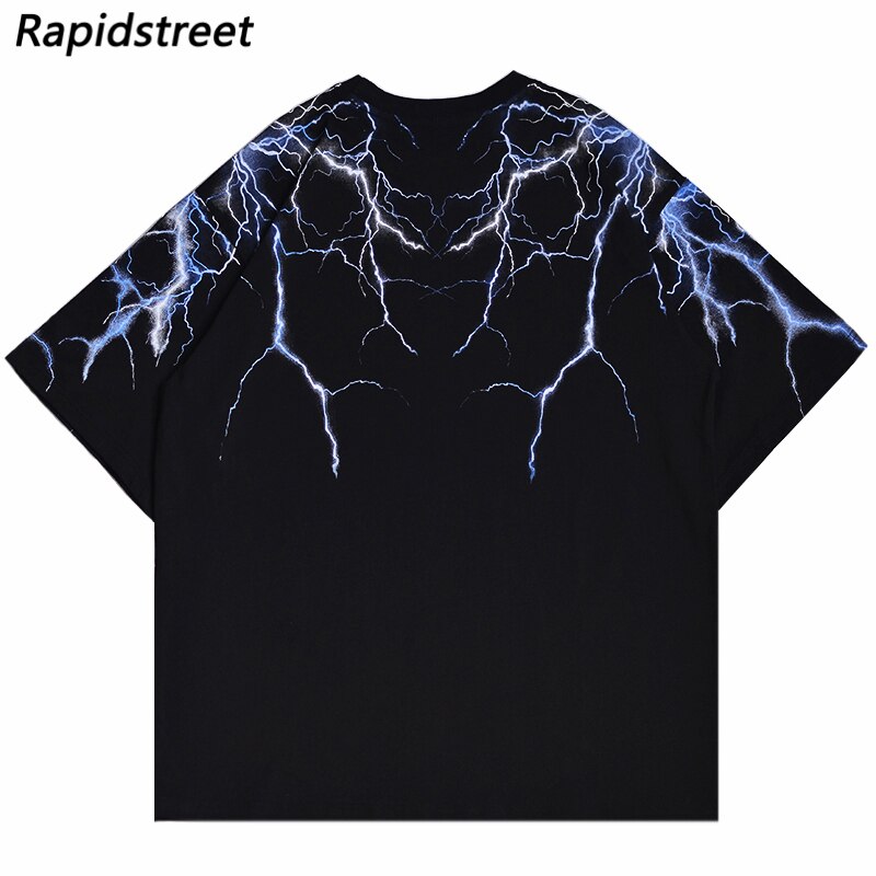 Lightning Graphic Hipster T-Shirt