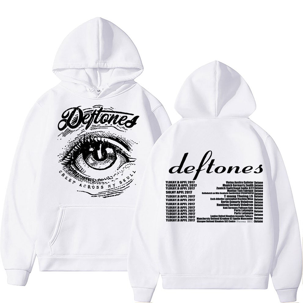 Rock Deftones Diamond Eyes Around The Fur Tour Graphic Hoodie