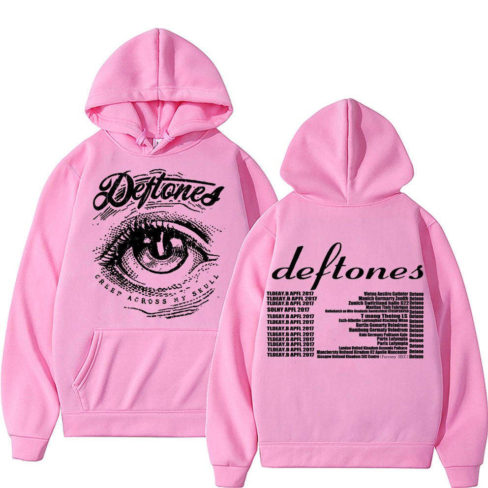 Rock Deftones Diamond Eyes Around The Fur Tour Graphic Hoodie