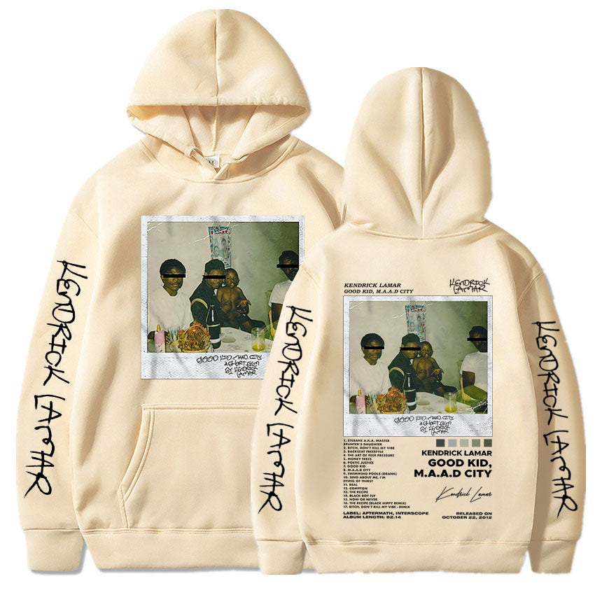 Rapper Kendrick Lamar Good Kid Hoodie