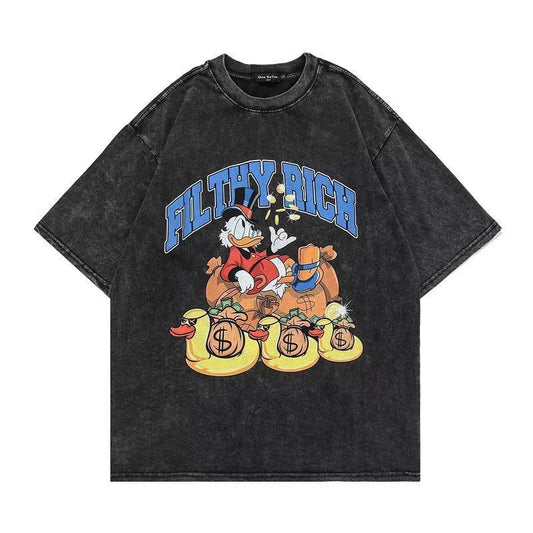 Filthy Rich Graphic Oversized T-Shirt