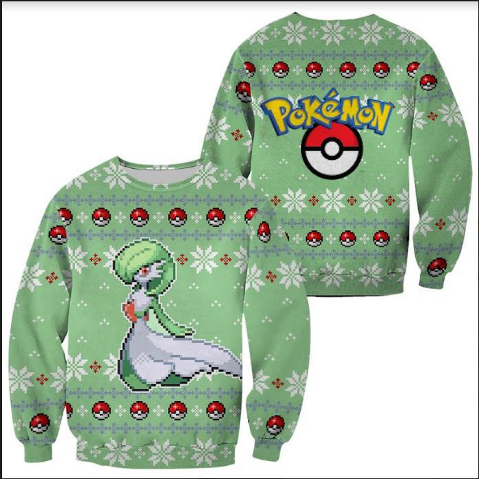 Festive Pokémon Gardevoir Holiday Sweater