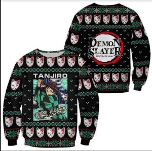 Demon Slayer Tanjiro Holiday Sweater