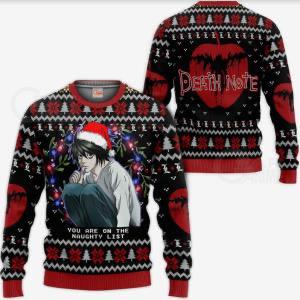 Death Note L Holiday Sweater