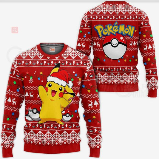 Pikachu Christmas Sweater - Pokémon Festive Edition