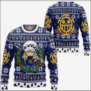 Holiday Anime-Inspired Sweater with Pirate Design