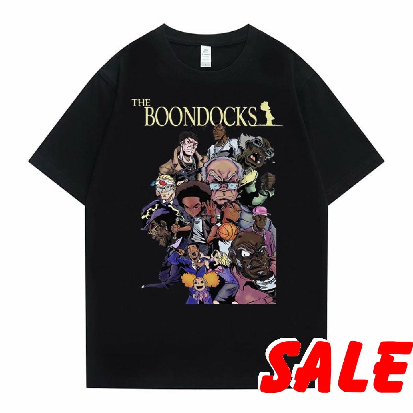 The Boondocks Huey and Riley Printed T-Shirt