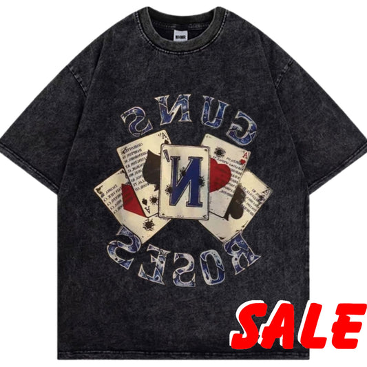 Playing Cards Vintage Graphic T-Shirt