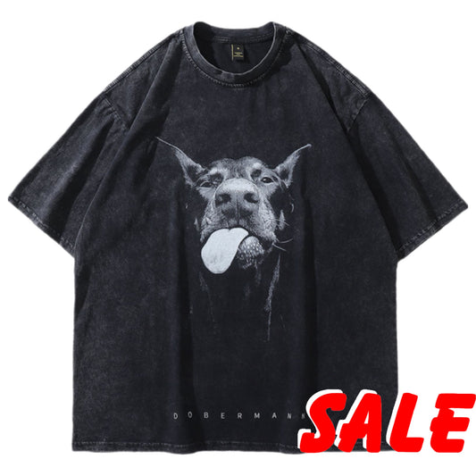 Doberman Dog Vintage Graphic T-Shirt