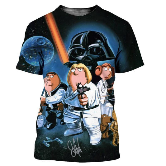 Family Guy Star Wars Custom T Shirt