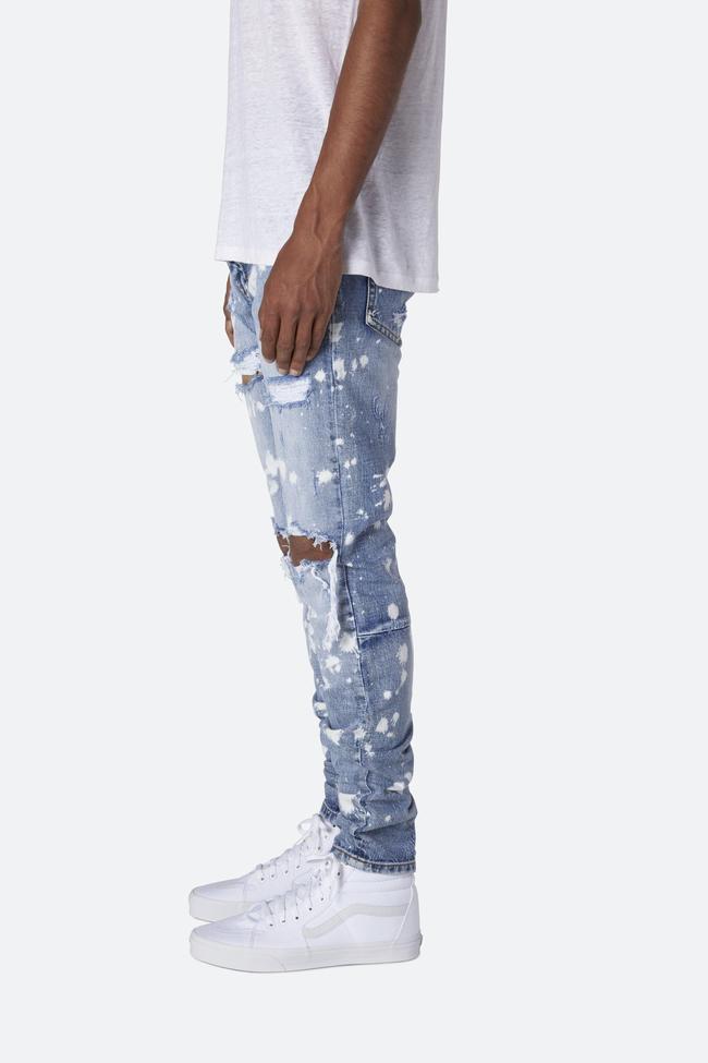 Light Blue Ripped Jeans for Men