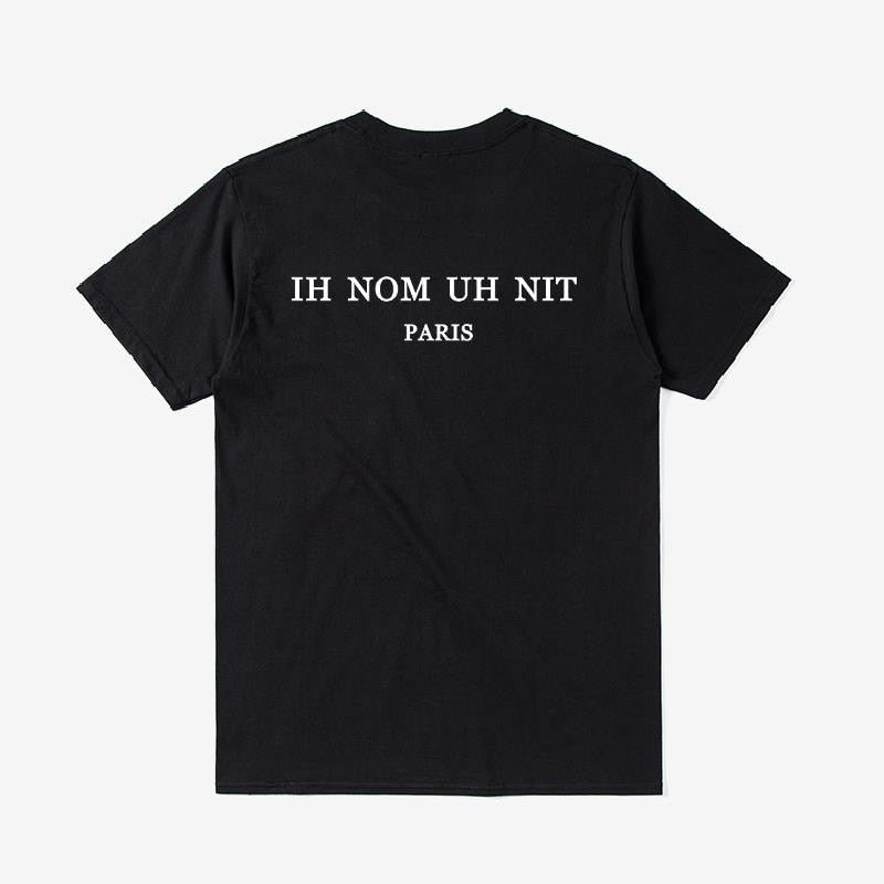 Best Ih nom uh nit T Shirt Hip Hop Streetwear Diamond Masked 3D T Shirts Fashion 1:1 High Quality Skateboard Cotton T-Shirt - Scarefacelion’s Meme Shop  