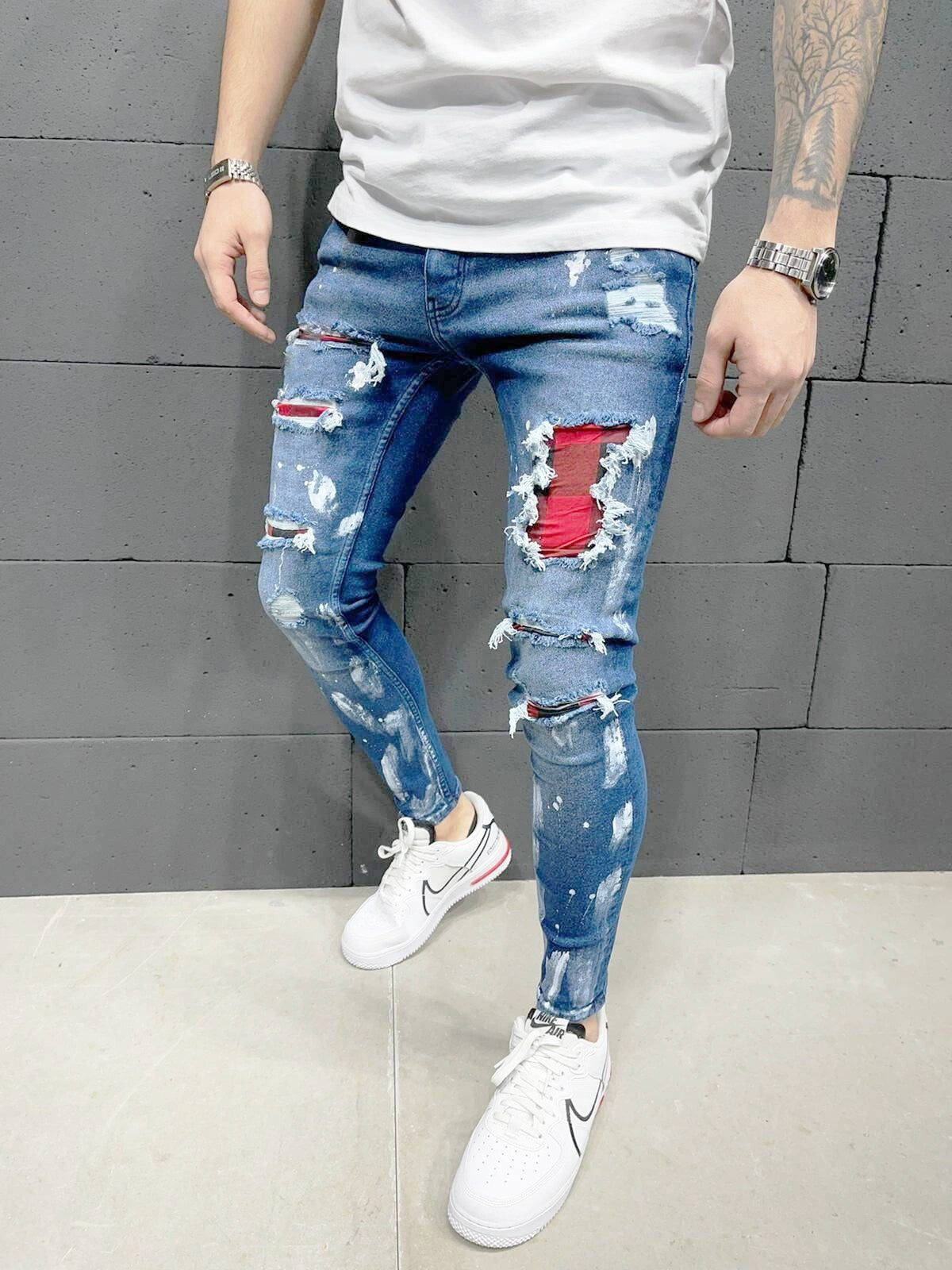 High Quality Designer Ripped Jeans