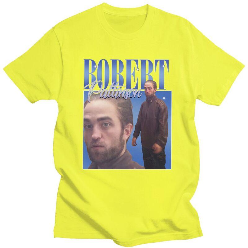 Funny Robert Pattinson Standing Meme T Shirt Men Pre-shrunk Cotton Tee Tops Rob Tshirts Short Sleeved Fashion T-shirt Merch - Scarefacelion’s Meme Shop  