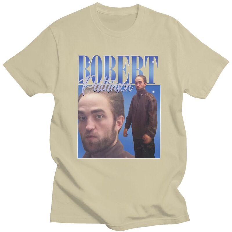 Funny Robert Pattinson Standing Meme T Shirt Men Pre-shrunk Cotton Tee Tops Rob Tshirts Short Sleeved Fashion T-shirt Merch - Scarefacelion’s Meme Shop  