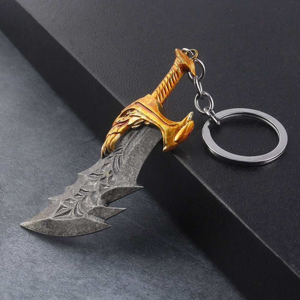 New New God of War 4 Kratos sword Keychain Pendant keyring jewelry men and women car key chain Accessories - Scarefacelion’s Meme Shop  