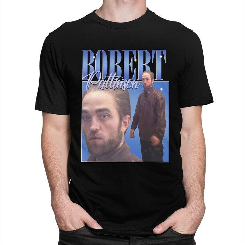 Funny Robert Pattinson Standing Meme T Shirt Men Pre-shrunk Cotton Tee Tops Rob Tshirts Short Sleeved Fashion T-shirt Merch - Scarefacelion’s Meme Shop  