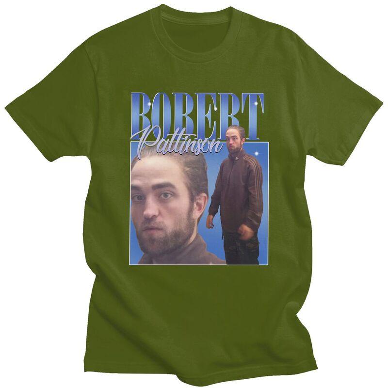 Funny Robert Pattinson Standing Meme T Shirt Men Pre-shrunk Cotton Tee Tops Rob Tshirts Short Sleeved Fashion T-shirt Merch - Scarefacelion’s Meme Shop  