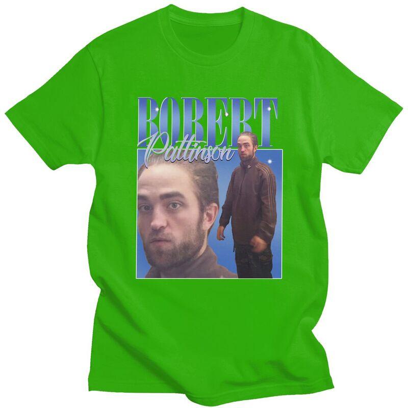 Funny Robert Pattinson Standing Meme T Shirt Men Pre-shrunk Cotton Tee Tops Rob Tshirts Short Sleeved Fashion T-shirt Merch - Scarefacelion’s Meme Shop  