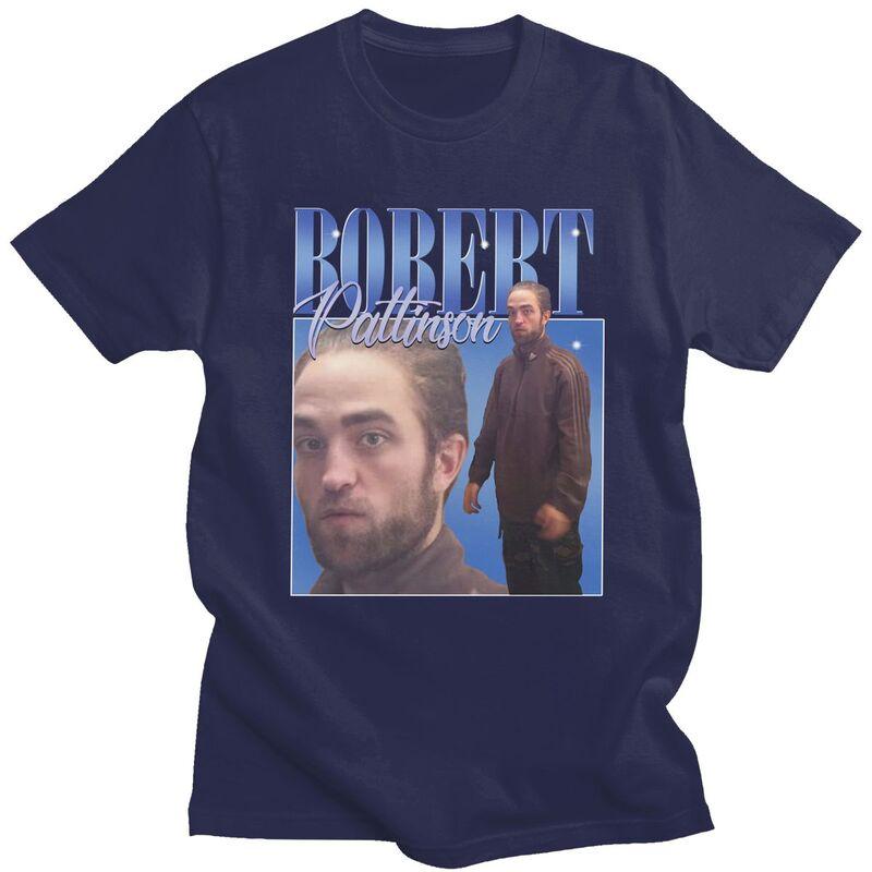 Funny Robert Pattinson Standing Meme T Shirt Men Pre-shrunk Cotton Tee Tops Rob Tshirts Short Sleeved Fashion T-shirt Merch - Scarefacelion’s Meme Shop  