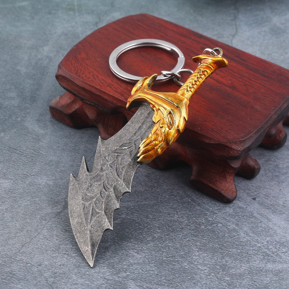 New New God of War 4 Kratos sword Keychain Pendant keyring jewelry men and women car key chain Accessories - Scarefacelion’s Meme Shop  