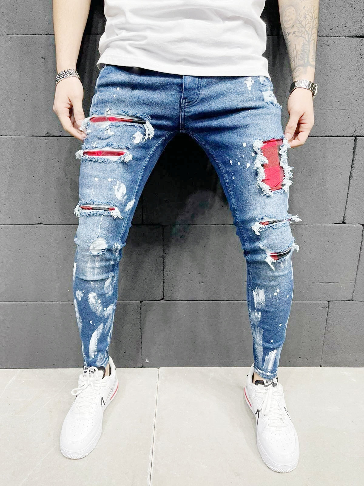 High Quality Designer Ripped Jeans