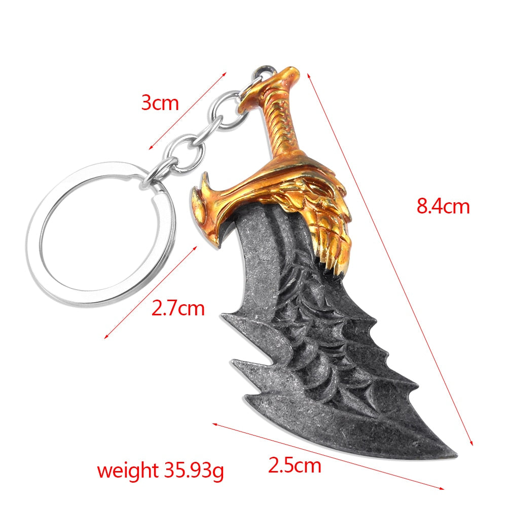 New New God of War 4 Kratos sword Keychain Pendant keyring jewelry men and women car key chain Accessories - Scarefacelion’s Meme Shop  