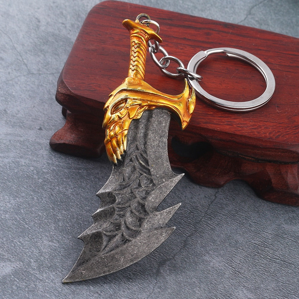 New New God of War 4 Kratos sword Keychain Pendant keyring jewelry men and women car key chain Accessories - Scarefacelion’s Meme Shop  