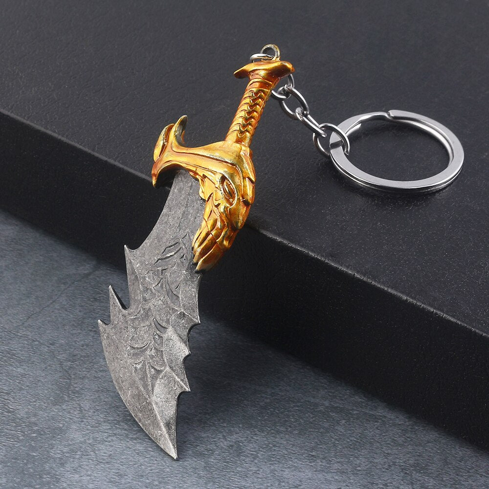 New New God of War 4 Kratos sword Keychain Pendant keyring jewelry men and women car key chain Accessories - Scarefacelion’s Meme Shop  