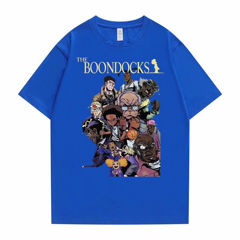 The Boondocks Huey and Riley Printed T-Shirt