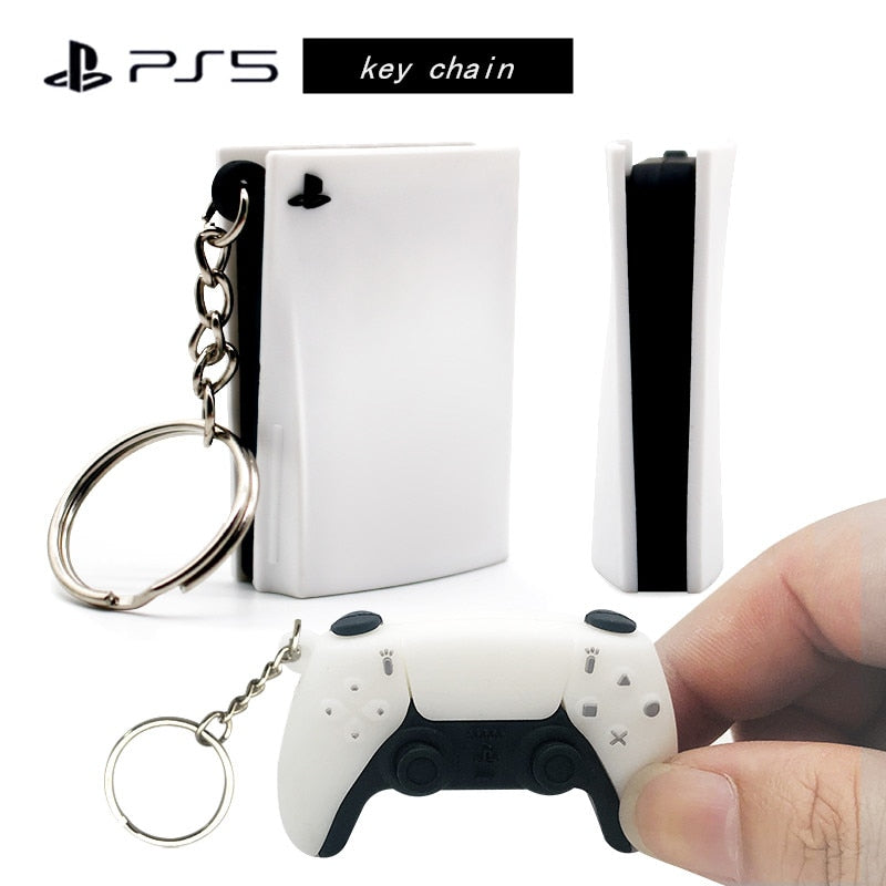 Ps5 Simulation Drop Glue Console Game Handle Key Chain Boys Like Pendant Simple Tide Play Hanging Ornaments Gifts - Scarefacelion’s Meme Shop  