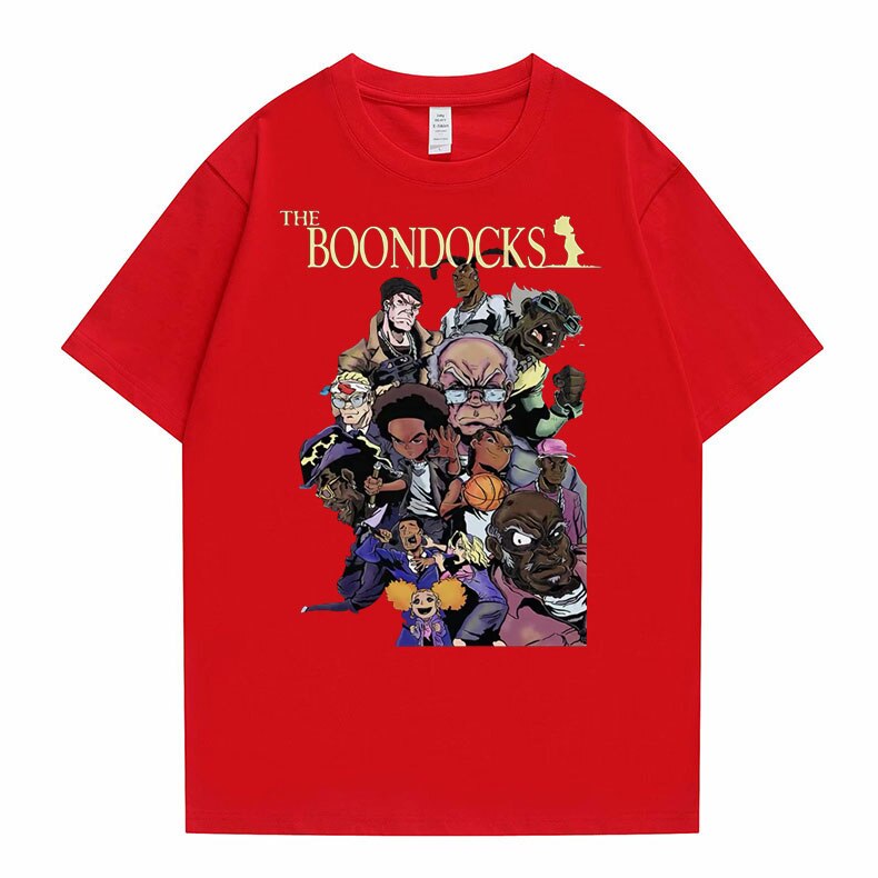 The Boondocks Huey and Riley Printed T-Shirt