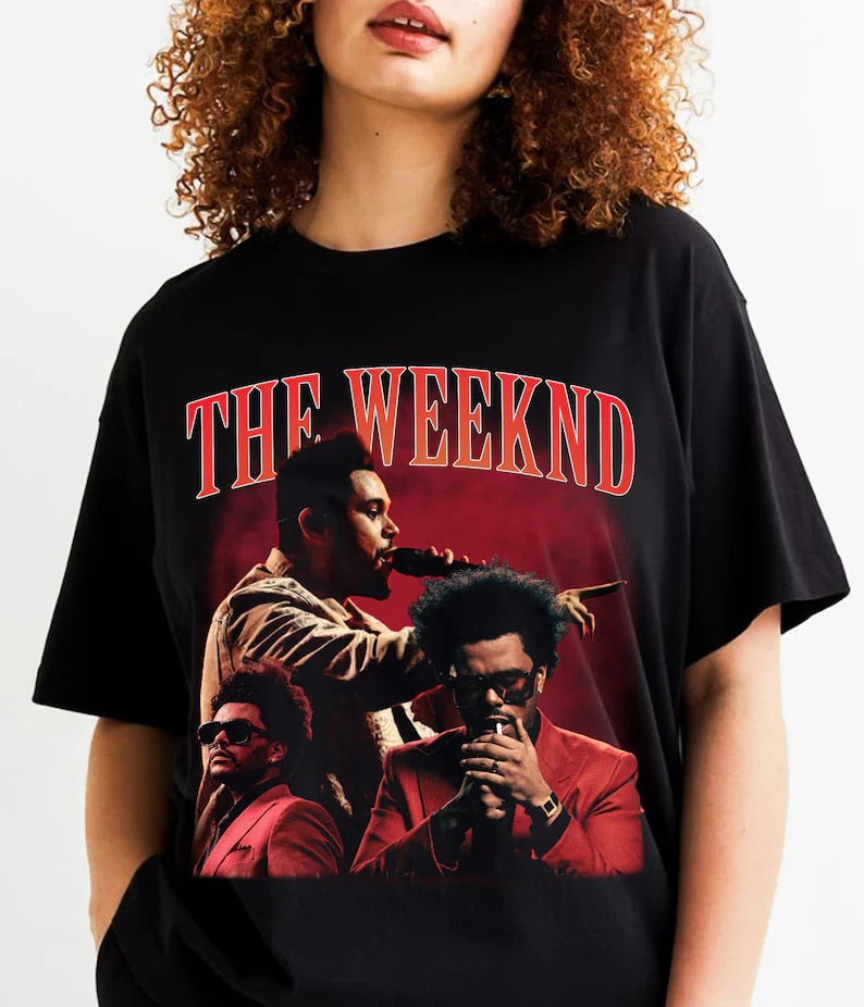 The Weeknd T Shirt Vintage Retro 90s After Hours T-shirt Graphic Cotton Men T Shirt New TEE TSHIRT Hip Hop Womens Tops Summer - Scarefacelion’s Meme Shop  