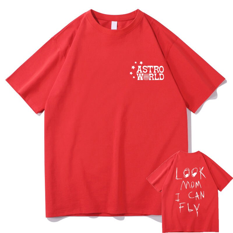 Astro World “Look Mom I Can Fly” Graphic T-Shirt