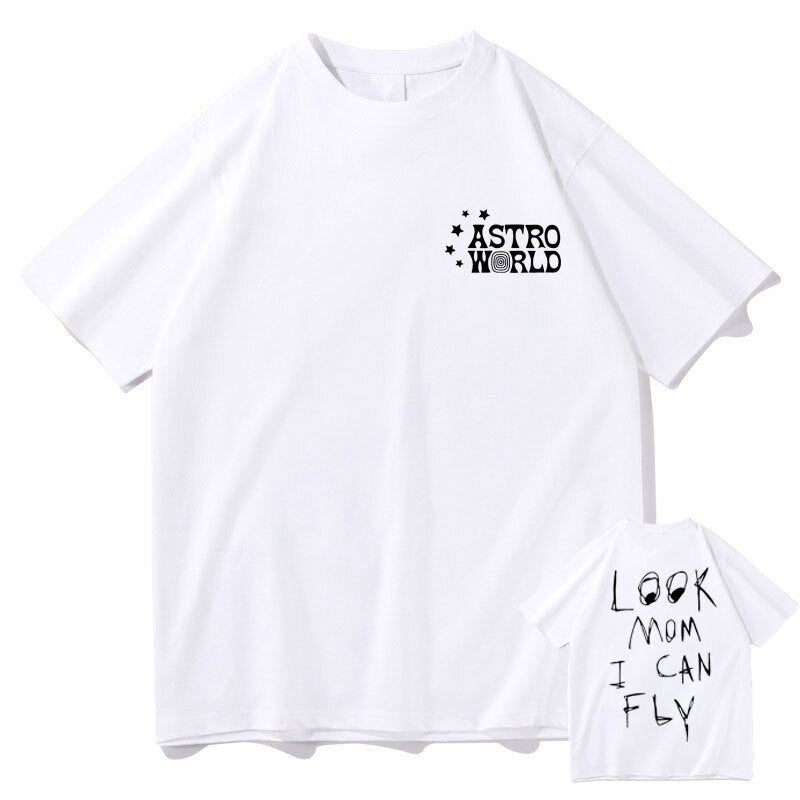 Astro World “Look Mom I Can Fly” Graphic T-Shirt