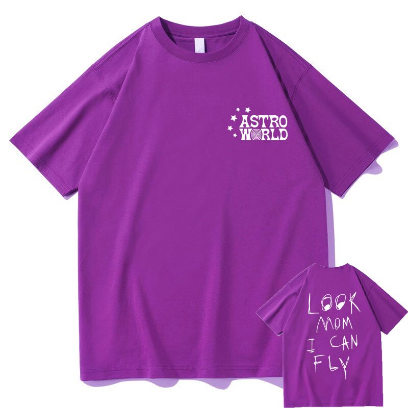 Astro World “Look Mom I Can Fly” Graphic T-Shirt