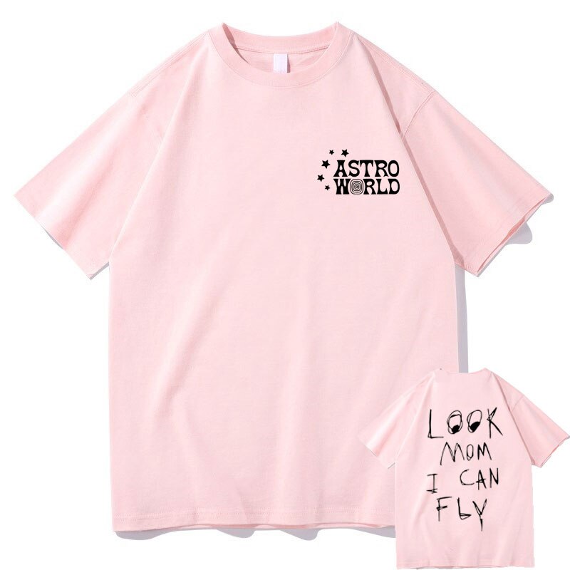 Astro World “Look Mom I Can Fly” Graphic T-Shirt