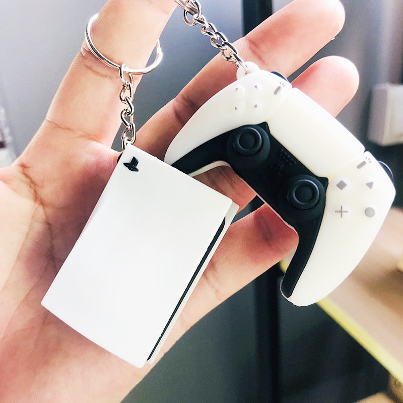 Ps5 Simulation Drop Glue Console Game Handle Key Chain Boys Like Pendant Simple Tide Play Hanging Ornaments Gifts - Scarefacelion’s Meme Shop  