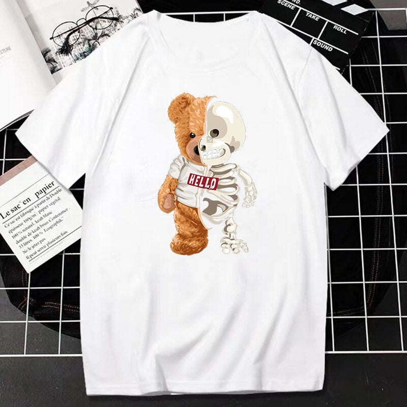 Creative Teddy Robot T-Shirt