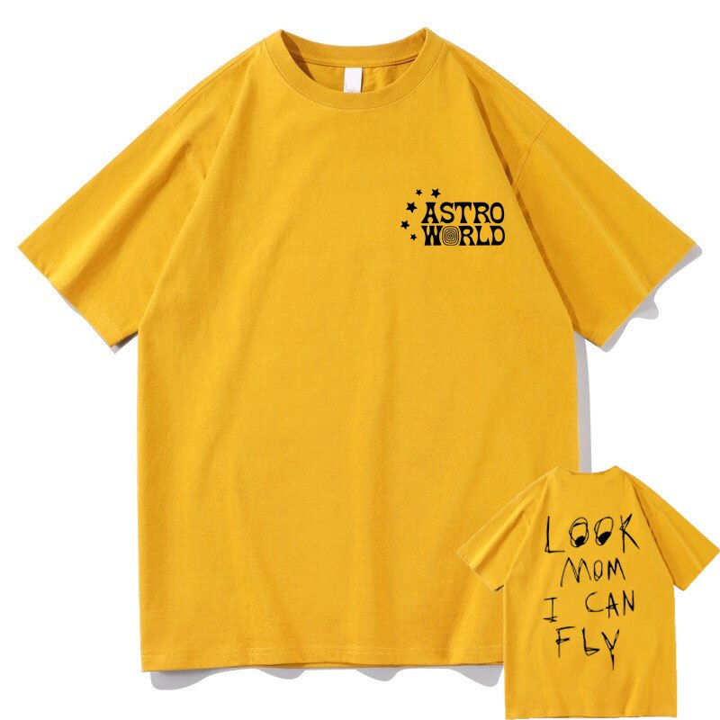 Astro World “Look Mom I Can Fly” Graphic T-Shirt