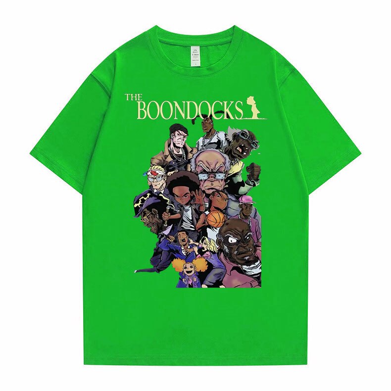 The Boondocks Huey and Riley Printed T-Shirt