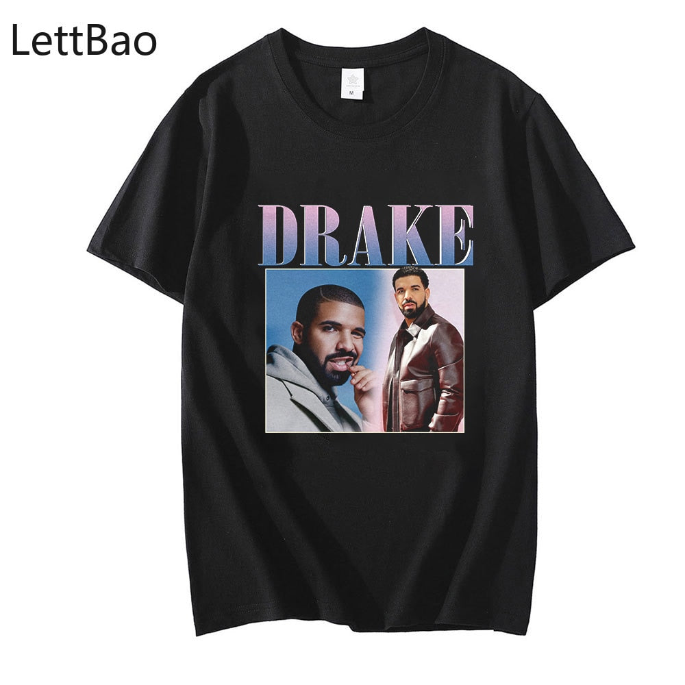 Drake T Shirt Hip Hop T Shirts Rapper Singer J Cole Jay-z Savage Rap Music Streetwear Unisex Casual Short Sleeve T-shirts